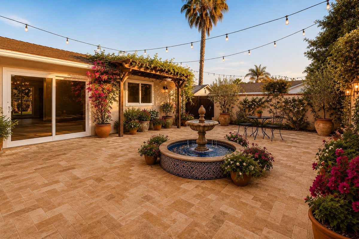 Mediterranean Courtyard